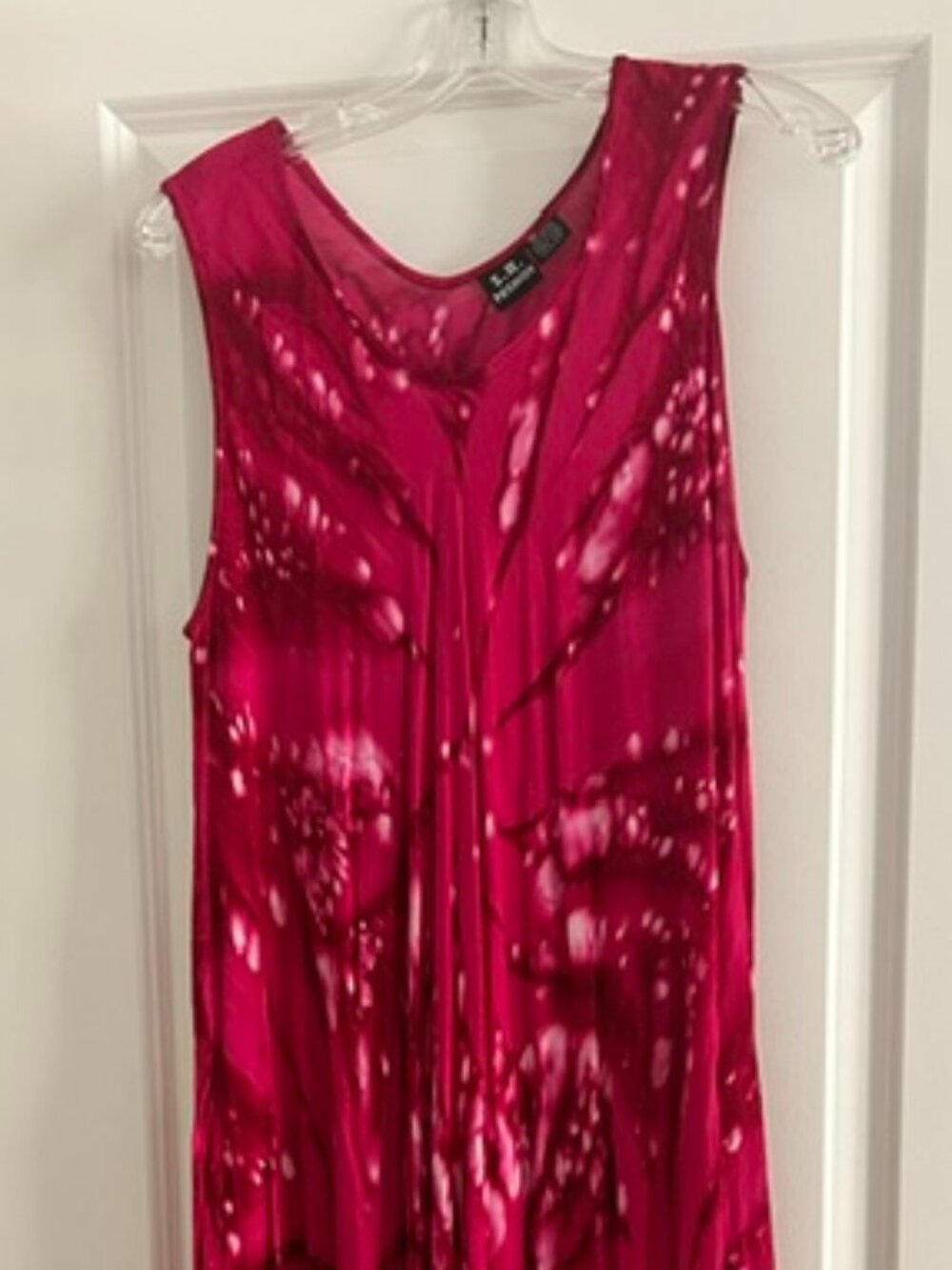 S.R. Fashion Tie-Dye Pattern Bohemian Style Dress, Free Size